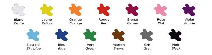 Couleurs de base Fanbrush