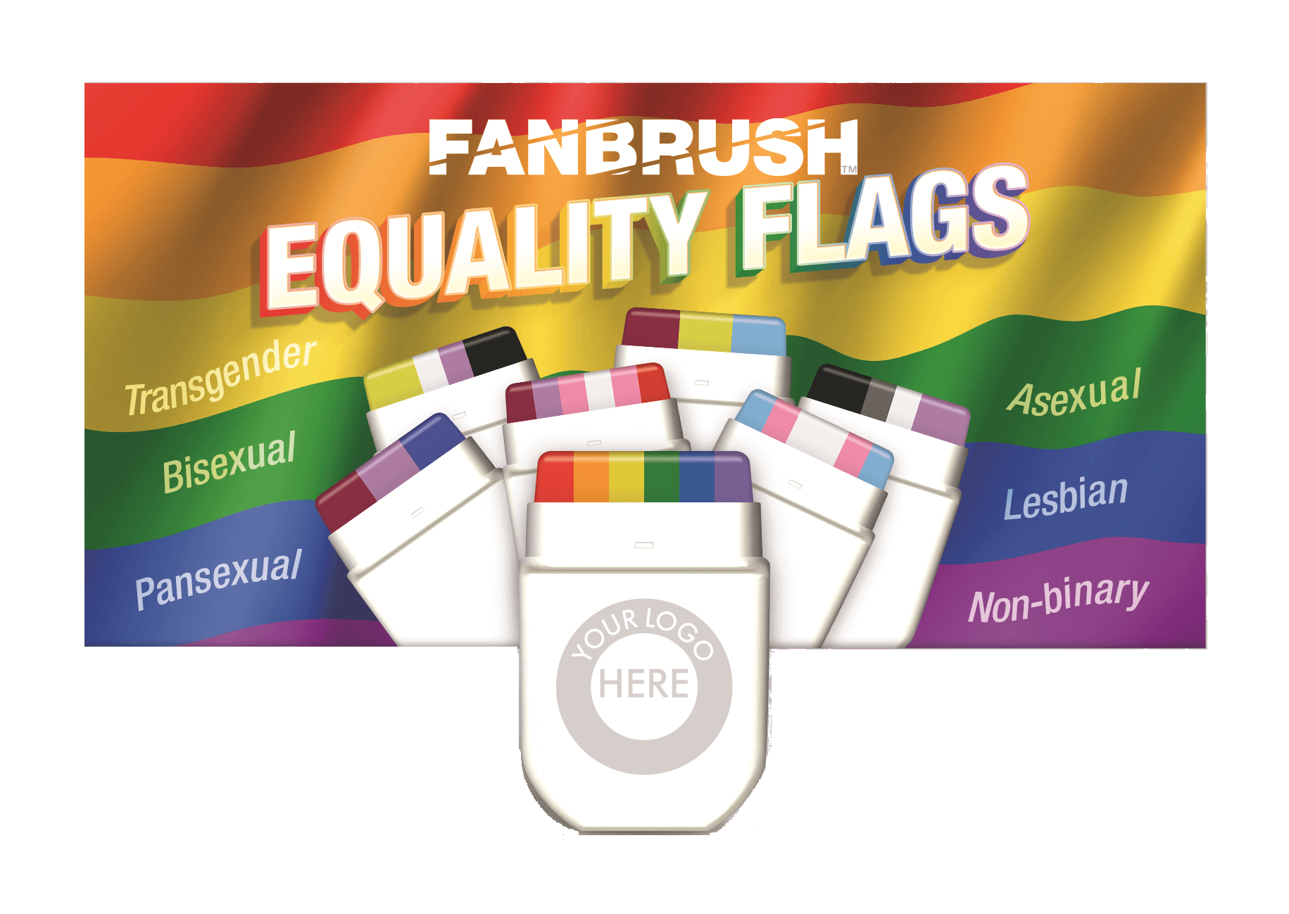 Oferta de maquillaje Fanbrush Pride