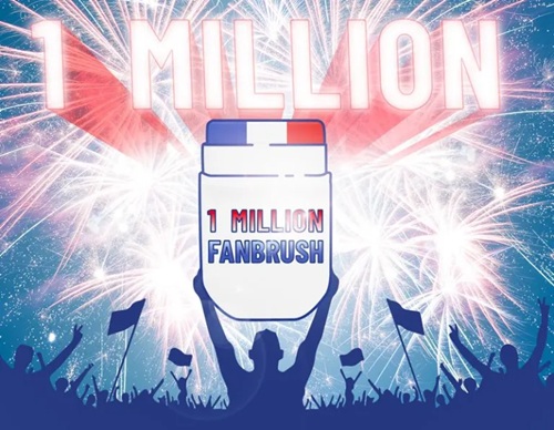 1 Million de Fanbrush® pour la Coupe du Monde de Rugby