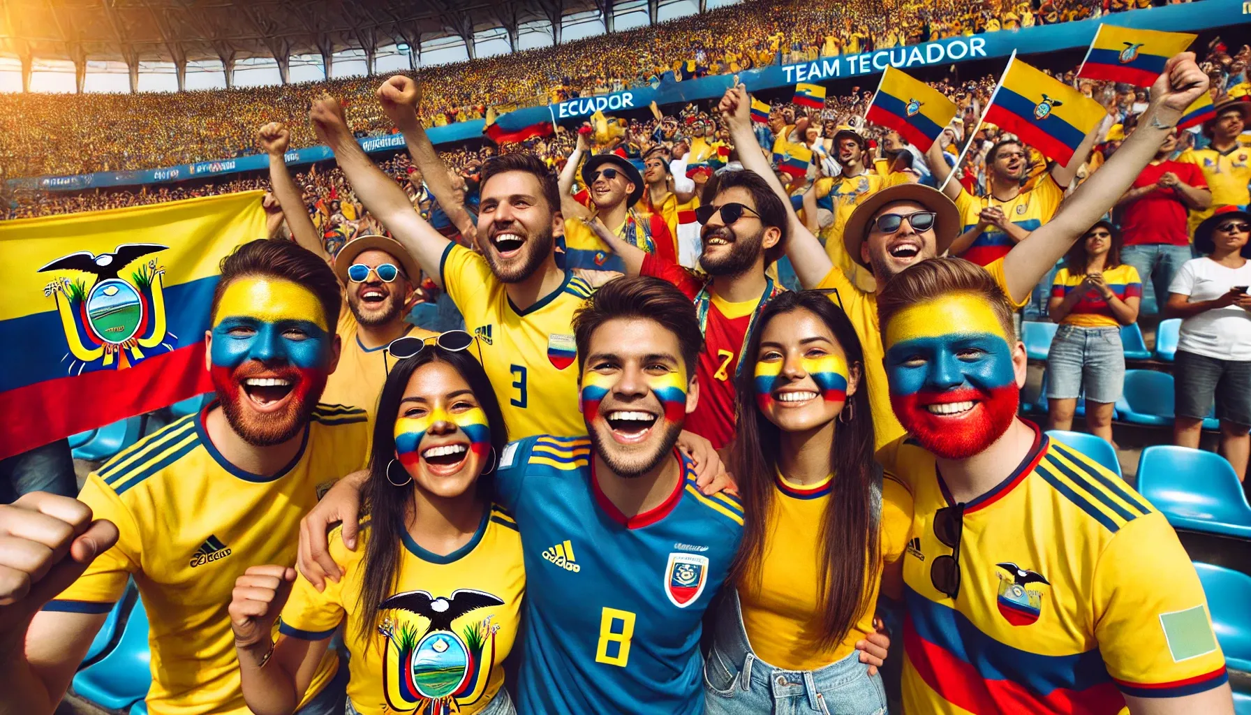 Fans of Ecuador