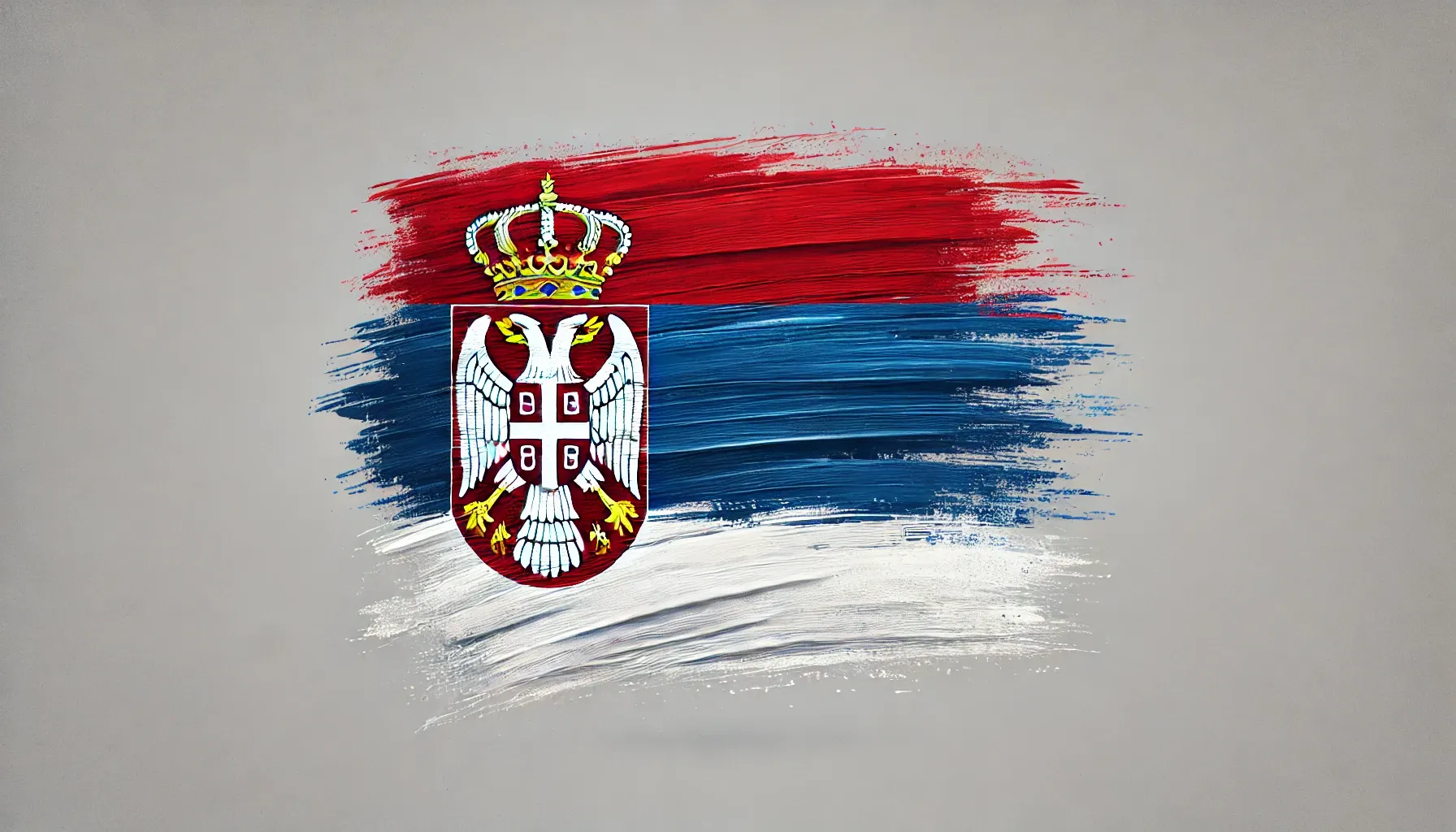 Fanbrush&reg; The colors of Serbia